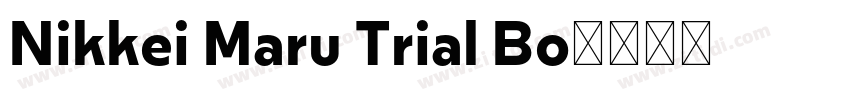 Nikkei Maru Trial Bo字体转换